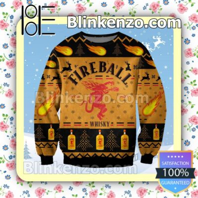Fireball Red Hot Whisky Christmas Jumpers