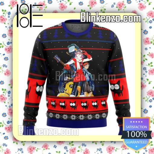 Flcl Poster Mamimi & Naota Knitted Christmas Jumper