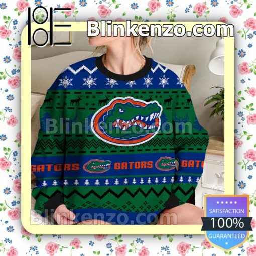 Florida Gators NCAA Ugly Sweater Christmas Funny b