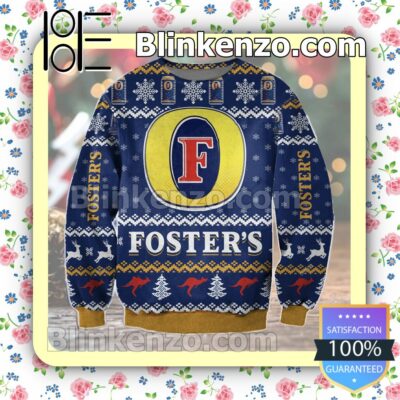 Foster's Beer Blue Christmas Jumpers