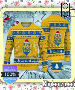 Fotballklubben Jerv Logo Holiday Hat Xmas Sweatshirts