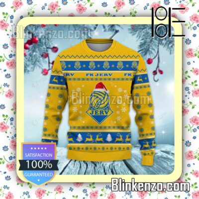 Fotballklubben Jerv Logo Holiday Hat Xmas Sweatshirts a