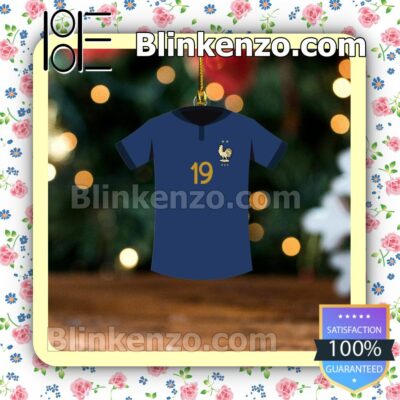 France Team Jersey - Benzema Hanging Ornaments