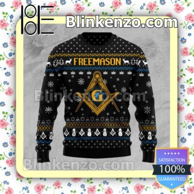 Freemason Logo Holiday Christmas Sweatshirts