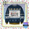 Friends Series The One Where It's Christmas Snowflake Christmas Jumpers