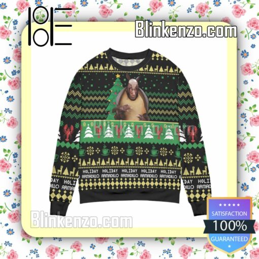 Friends Series The One With The Holiday Armadillo Christmas Jumpers