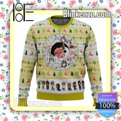 Fruits Basket Chinese Zodiac Knitted Christmas Jumper