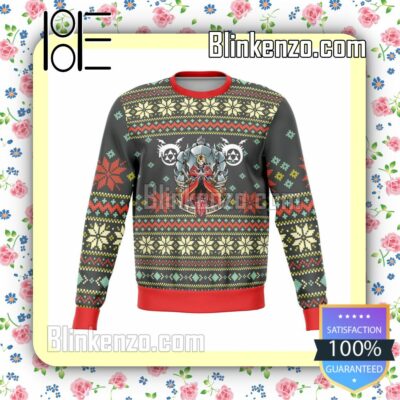 Full Metal Alchemist Manga Anime Christmas Jumper