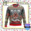 Fullmetal Alchemist Edward Text Alt Knitted Christmas Jumper