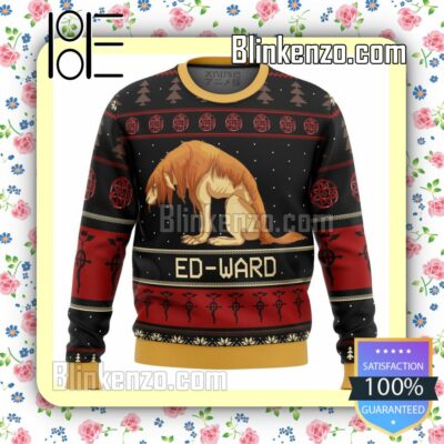 Fullmetal Alchemist Kimera Nina Premium Manga Anime Christmas Jumper