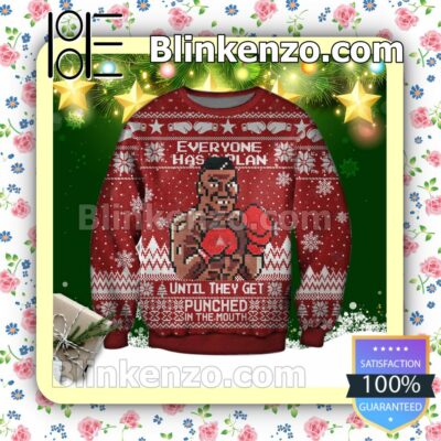 Funny Mike Tyson Until They Get Punched Holiday Christmas Sweatshirts