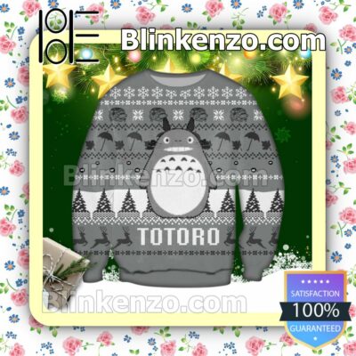 Funny My Neighbor Totoro Holiday Christmas Sweatshirts