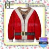 Funny Santa Claus Knitted Christmas Jumper
