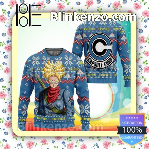 Future Trunks Anime Dragon Ball Holiday Christmas Sweatshirts