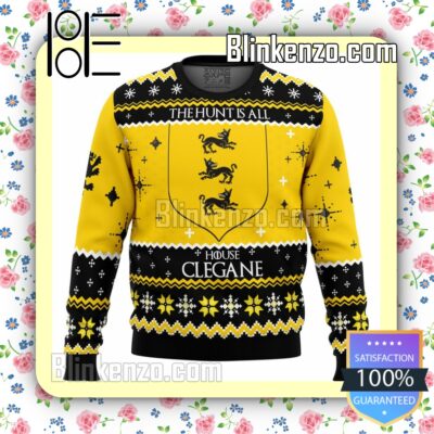 Game Of Thrones House Clegane Knitted Christmas Jumper