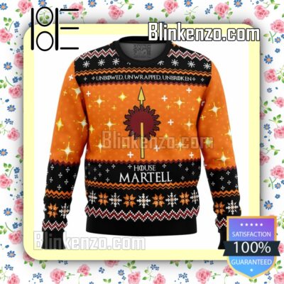 Game Of Thrones House Martell Knitted Christmas Jumper