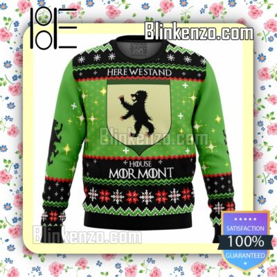 Game Of Thrones House Mormont Knitted Christmas Jumper