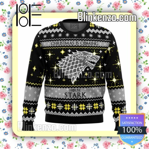Game Of Thrones House Stark Knitted Christmas Jumper