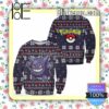 Gengar Pokemon Knitted Christmas Jumper