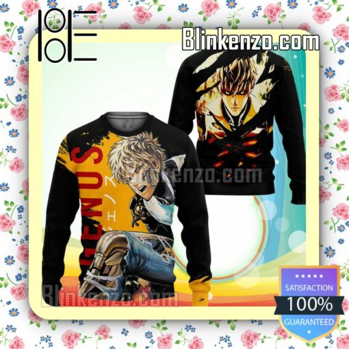 Genos One Punch Man Anime Knitted Christmas Jumper