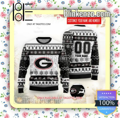 Georgia Bulldogs NCCA Rugby Holiday Christmas Sweatshirts