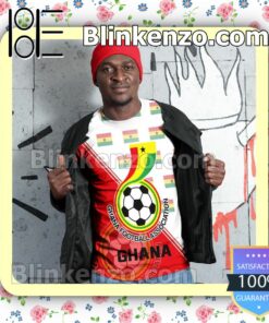 Ghana National FIFA 2022 Hoodie Jacket z