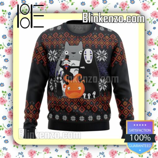 Ghibli Miyazaki Premium Manga Anime Christmas Jumper