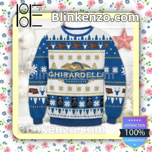 Ghirardelli Chocolate Bars Snowflake Christmas Jumpers