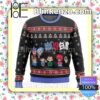 Ghost Fighter Yu Yu Hakusho Chibi Anime Manga Holiday Christmas Sweatshirts