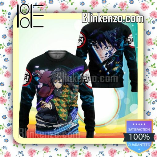 Giyu Tomioka Demon Slayer Anime Manga Knitted Christmas Jumper