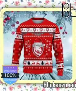 Gloucester Rugby Logo Holiday Hat Xmas Sweatshirts a