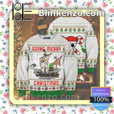 Going Merry Christmas One Piece Ship Christmas Jumpers