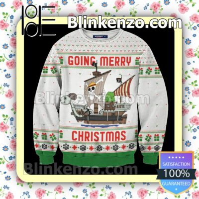 Going Merry One Piece Anime Holiday Christmas Sweatshirts