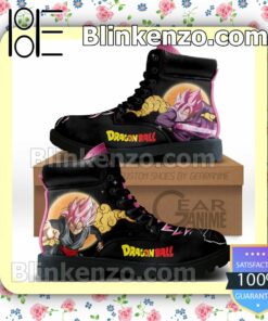 Goku Black Rose Dragon Ball Timberland Boots Men