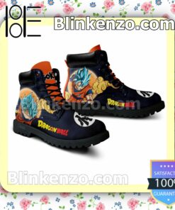 Goku Blue Dragon Ball Timberland Boots Men a