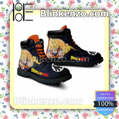 Goku Super Saiyan Dragon Ball Timberland Boots Men a