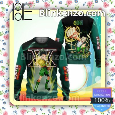 Gon Freecss Hunter X Hunter Manga Anime Holiday Christmas Sweatshirts