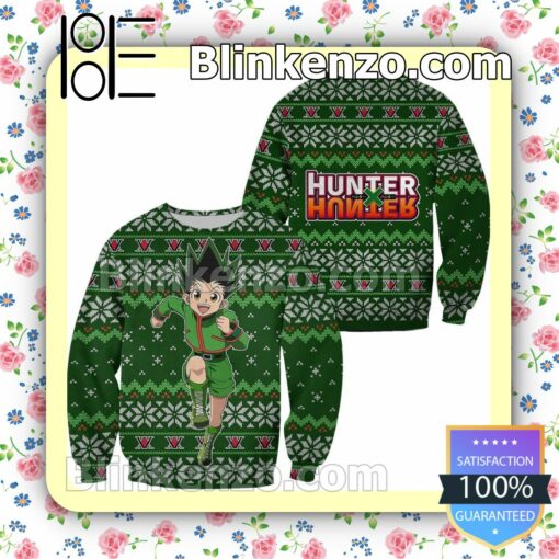 Gon Hunter X Hunter Manga Anime Holiday Christmas Sweatshirts