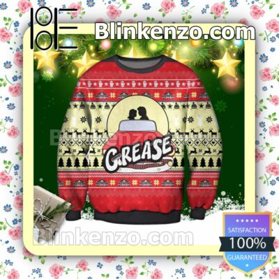 Grease Poster Holiday Christmas Sweatshirts