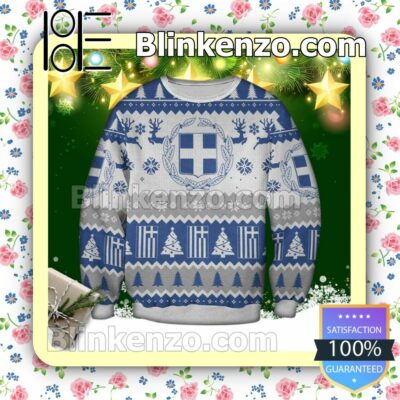 Greece Holiday Christmas Sweatshirts