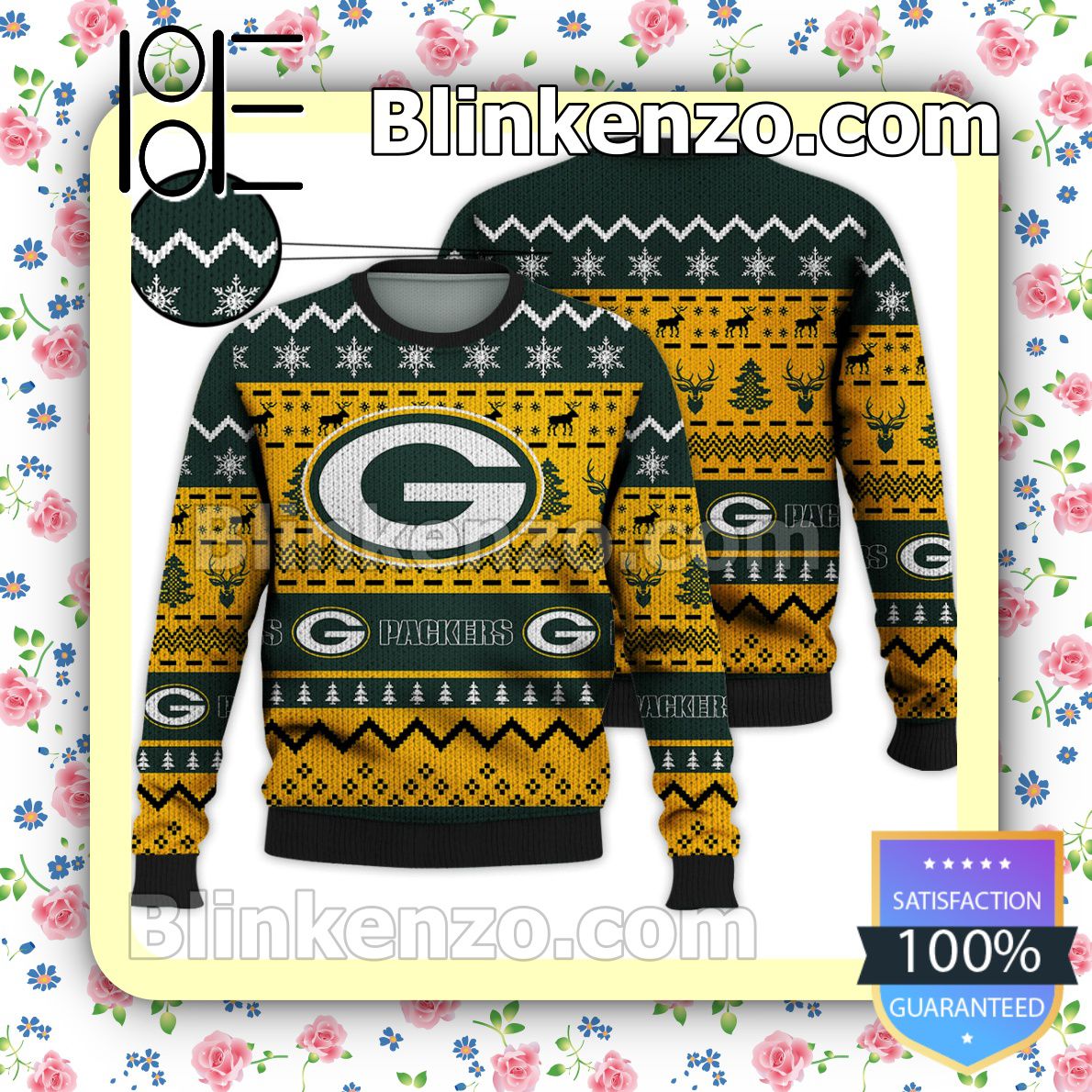 Green Bay Packers 2022 Men's Crewneck Ugly Pajamas – Green Bay Stuff