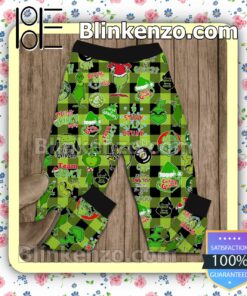 Grinch Don't Get Your Tinsel In A Tangle Pajama Sleep Sets b