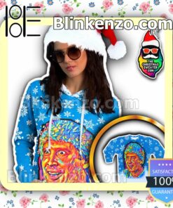 Griswold Snow Flower Christmas Psychedelic Christmas Sweatshirts a