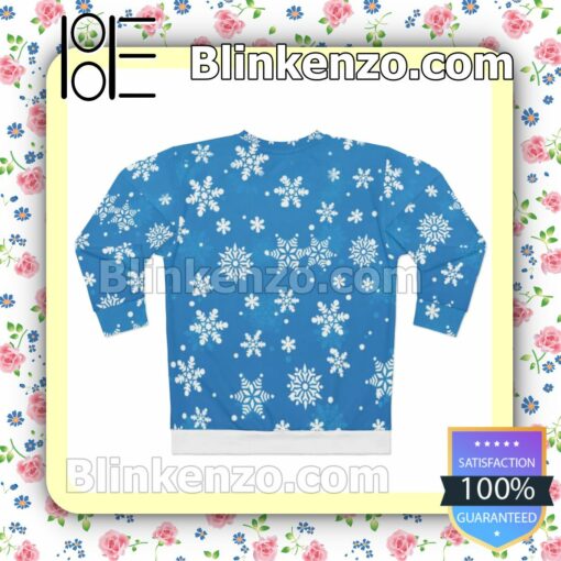 Griswold Snow Flower Christmas Psychedelic Christmas Sweatshirts b