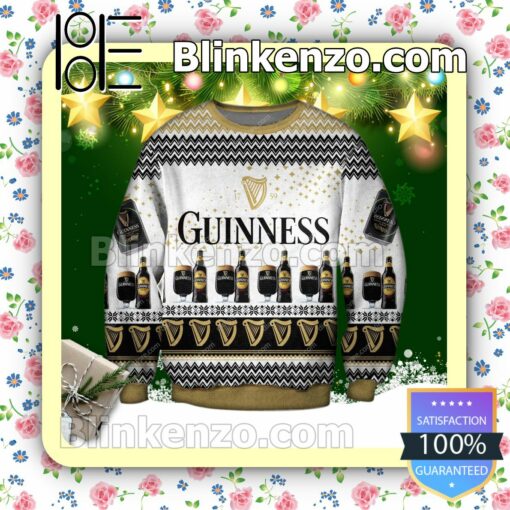Guinness Beer 1759 Zigzag Holiday Christmas Sweatshirts