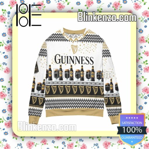 Guinness Beer Sparkle Star Christmas Jumpers