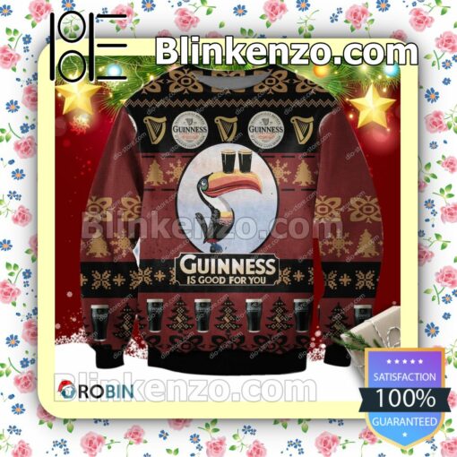 Guinness Is Good For You Beer 1759 Holiday Christmas Sweatshirts