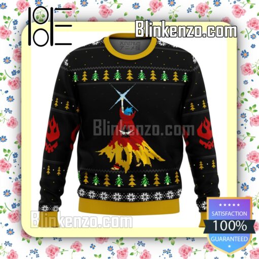 Gurren Lagann Kamina Knitted Christmas Jumper