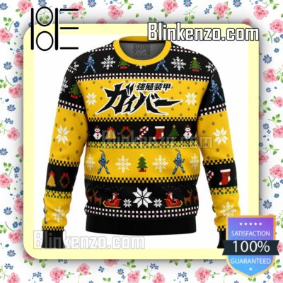 Guyver Happy Holidays Knitted Christmas Jumper