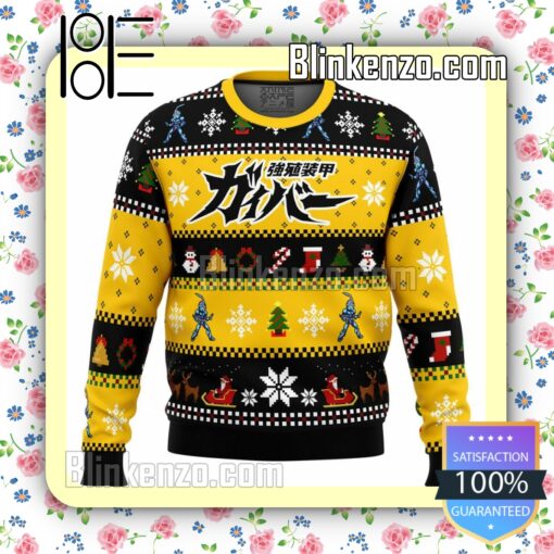 Guyver Happy Holidays Knitted Christmas Jumper